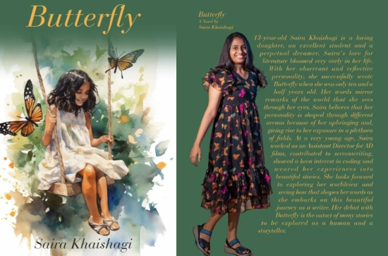 'Butterfly': Novel by teen author Saira Khaishagi to be made into a movie 