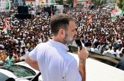 Over One million crowd attends Rahul Gandhi meeting in Telangana