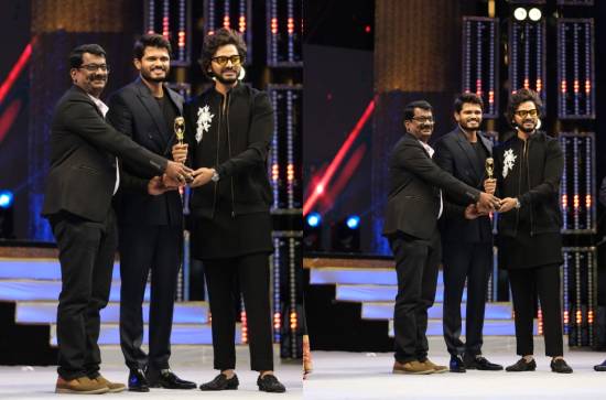 Anand Deverakonda Receives Best Actor Award for "Baby" at the GAMA Awards