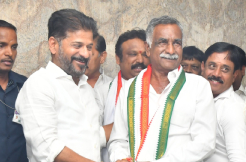 BRS leaders join Congress in the presence of CM Revanth Reddy