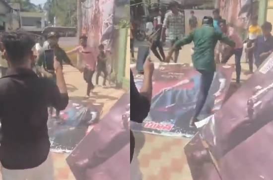 TDP Clash: Balayya fans destroy NTR poster