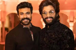 Allu Arjun, Ram Charan spotted at cocktail party 